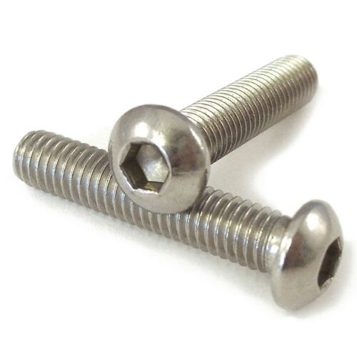 M6 x 50 Socket Button A2 S/S