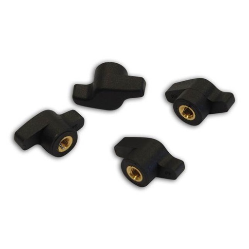 Pyranha Brass Centred Wingnuts